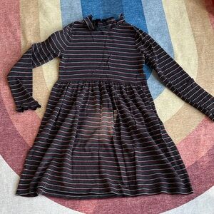 Hanna Andersson Striped Long Sleeve Dress